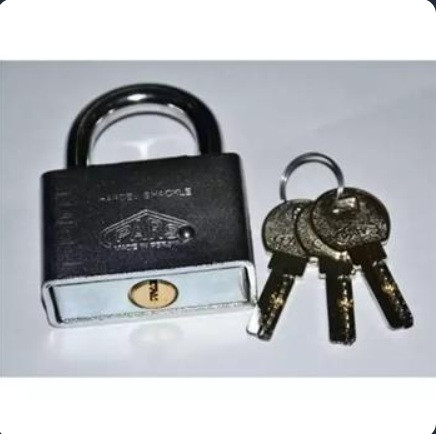 قفل آویز پارس55CSPسربی روپوشدار با کلید کامپیوتری